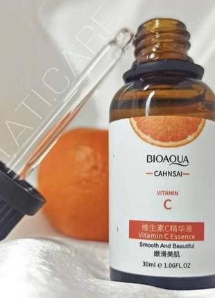 Сироватка для обличчя з вітаміном c bioaqua cahnsai vitamin c essence (30мл)