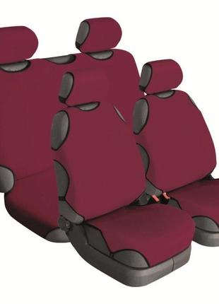 Чехлы универсал beltex delux гранат на 4 сиденья, без подголовников
