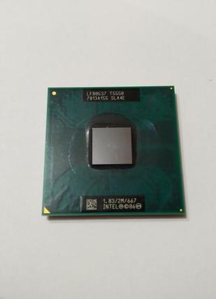 Процесор intel core 2 duo t5550 sla4e 1.83ghz 2m 667mhz lf80537