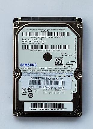 Hdd samsung spinpoint 640 гб hm641ji