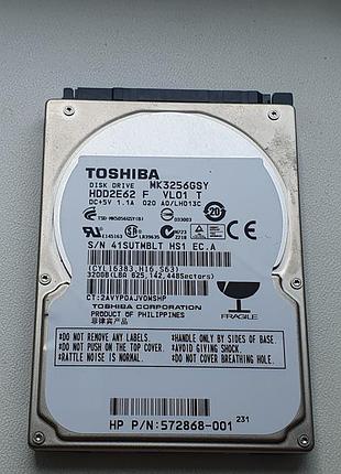 Жорсткий диск toshiba 320gb mk3256gsy