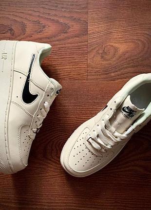 👟кросівки жіночі nike air force 1 low cream & black