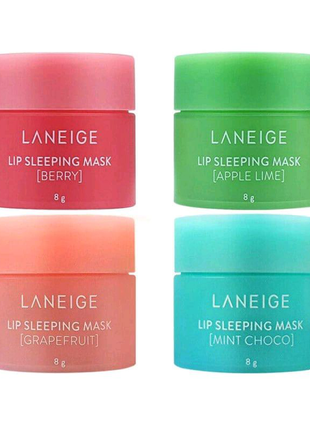 Laneige lip sleeping mask,нічна маска для губ,бальзам,помада,ночь7 фото