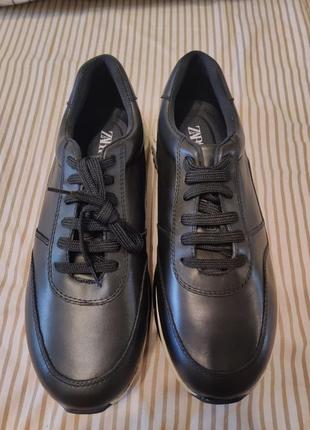 Кросівки, кросовки, спортивне взуття, екошкіра, zara man, кожзам