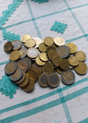 Евро монеты 43 евро1 фото