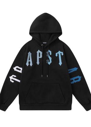 Худі trapstar black/blue gradient