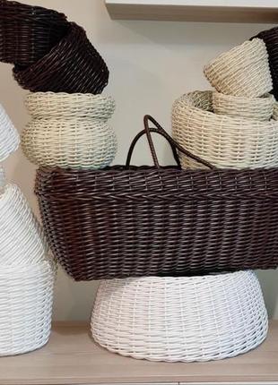 Кашпо з ротангу