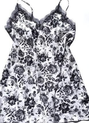 Пеньюар satin slip dress floral print victoria's secret5 фото