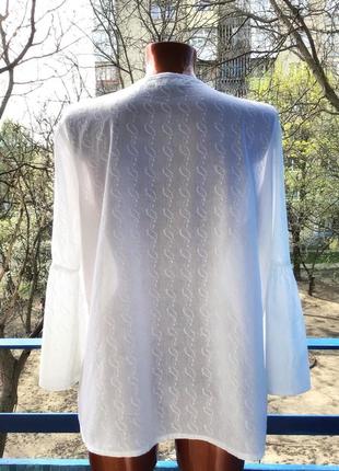 Белая нарядная блуза от antica santoria италия 🇮🇹2 фото