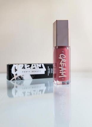 Блиск для губ fenty beauty gloss bomb cream color drip lip cream — fenty glow 023 фото