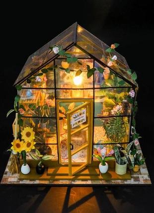 Румбокс квітковий будиночок оранжерея sunshine flower house pc23065 фото
