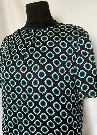 Блуза шелковая zara basic размер 38