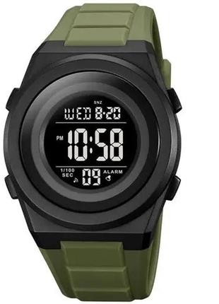 Годинник наручний чоловічий skmei 2080ag, чоловічий армійський водостійкий тактичний годинник, годинник для чоловіка