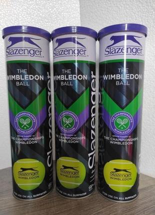 М'ячі для тенісу slazenger wimbledon 4 ball