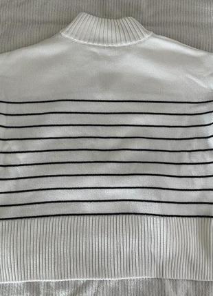 Вязаный свитер в полоску и с замочком stimma4 фото