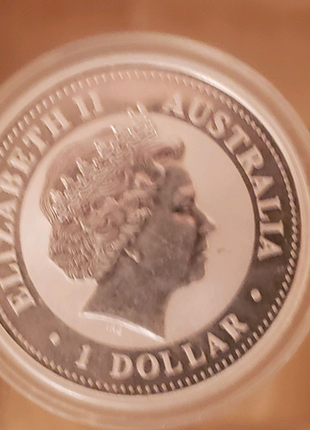 Монета колекционная австралійський долар2 фото