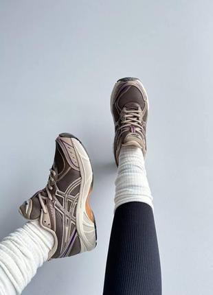 Кроссовки asics#h2160 - dark taupe7 фото