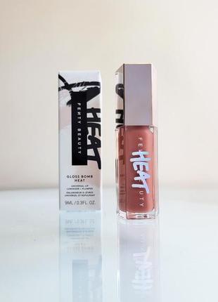 Блиск-плампер для губ fenty beauty gloss bomb heat universal lip luminizer + plumper, fenty glow heat, 9 мл1 фото