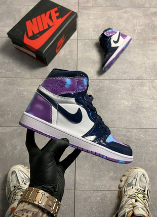 🏅 кросівки nike air jordan 1 purple