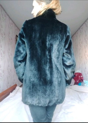 Шуба норкова чорна
