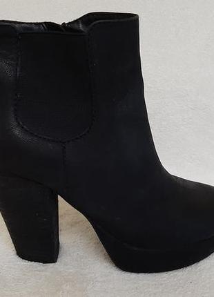 Стильні шкіряні черевики фірми steve madden p.38 устілка 24,5 см