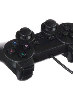 Usb джойстик для пк pc gamepad dualshock вібро dj-2083 фото