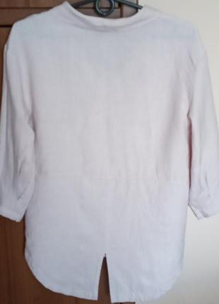 Блуза льняная англия2 фото