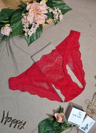 Вишукані жіночі трусики з мереживом