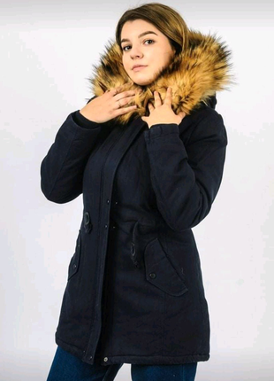 Жіноча зимова куртка-парку1 фото