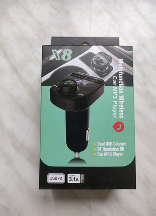 Автомобільний fm-модулятор x8bt 6