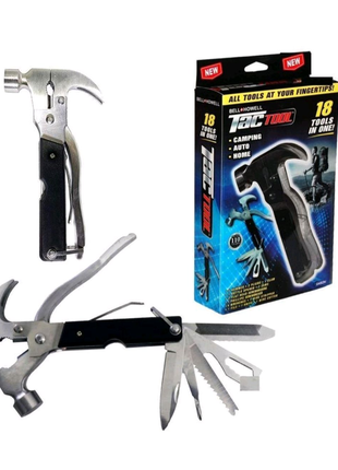 Мультитул набір tac tool 18 in 1 компактний інструмент із чохлом