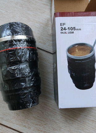 Чашка об'єктив canon, термокухоль, термостакан