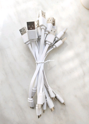 Кабель micro usb 15 см для power bank