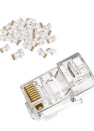 Конектори rj45 10 шт.