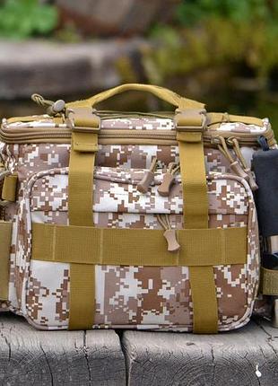 Сумка спінінгіста поясна для ходової риболовлі fanfish ps-30 acu