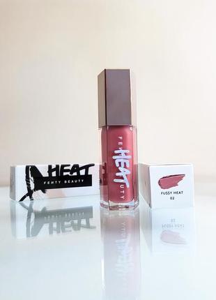 Блиск-плампер для губ fenty beauty gloss bomb heat universal lip luminizer + plumper fussy heat 02, 9 мл4 фото