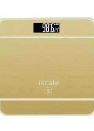 Весы напольные электронные iscale 2017d 180кг (0,1кг), с температ