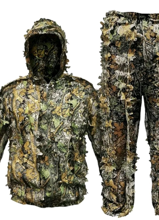 Маскувальний костюм ghillie камуфляжний одяг1 фото