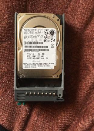 Жорсткий диск fujitsu 73.5 gb 10000rpm 16mb may2073rc sas