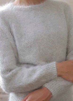 Продам вязаний светр з пуху норки і ангори.3 фото