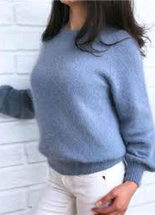 Продам вязаний светр з пуху норки і ангори.4 фото