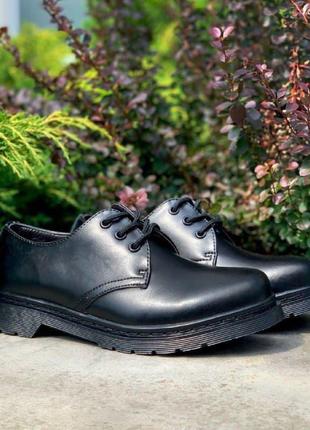 Черевики dr. martens 1461 mono black5 фото