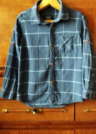 Стильная рубашка на 4-5 лет(104-110см) "lc waikiki" турция