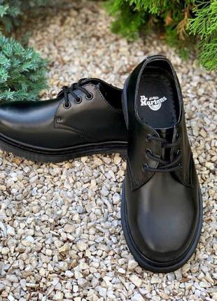 Туфлі dr. martens 1461 mono black15 фото