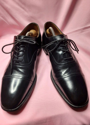 Натуральні англійські туфлі оксфорди шкіра charles turwhitt 
р.43