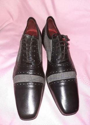 Модельні чоловічі туфлі шкіра norberto costa португалія р.44-45