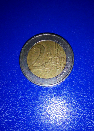 Монета 2 євро 2002 рік