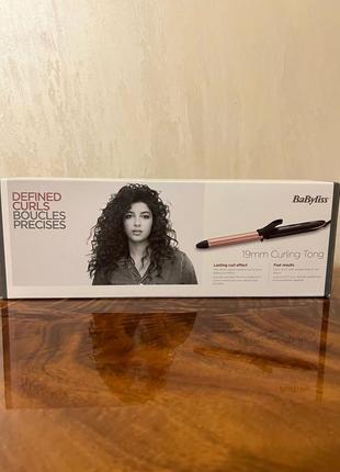 Щипці для волосся babyliss curling tong 19 mm