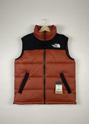 Жилет the north face himalayan insulated vest оригинал черный мужской жилетка пуховой nf0a4qz4wew
