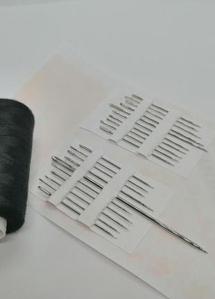 Набір голок для ручного шиття "рушник 2". у наборі 20 голок.4 фото